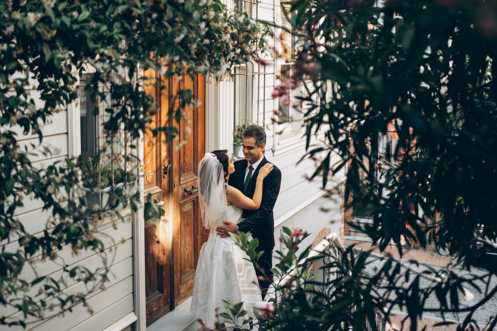 HG Weddings — Timber facade frame